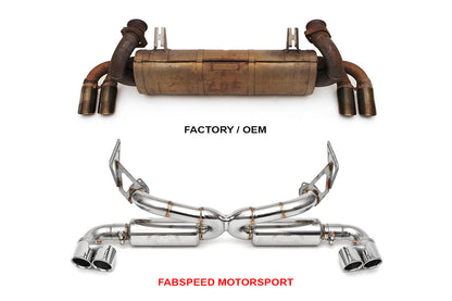 Fabspeed Ferrari 348 Supersport X-Pipe Exhaust System (FS.FER.348.SSXP)