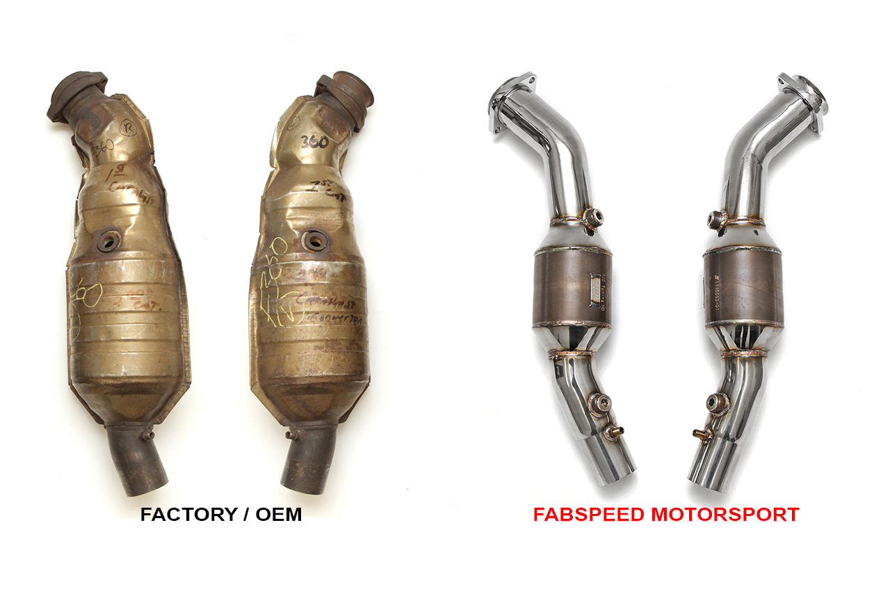 Fabspeed Ferrari 360 Sport Catalytic Converters 1999-2005 (FS.FER.360.SC)