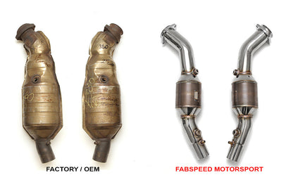 Fabspeed Ferrari 360 Sport Catalytic Converters 1999-2005 (FS.FER.360.SC)