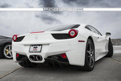 Fabspeed Ferrari 458 Italia Challenge Style Dual Exhaust Tips 2010-2015 (FS.FER.458.DLTPX)