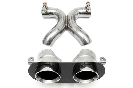 Fabspeed Ferrari 458 Italia Challenge Style Dual Exhaust Tips 2010-2015 (FS.FER.458.DLTPX)