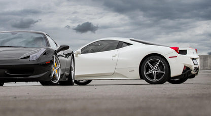 Fabspeed Ferrari 458 Italia Challenge Style Dual Exhaust Tips 2010-2015 (FS.FER.458.DLTPX)