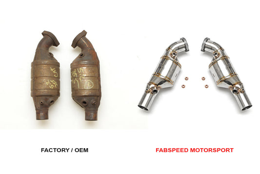 Fabspeed Ferrari F355 Sport Catalytic Converters 1994-1999 (FS.FER.355XX.SC)