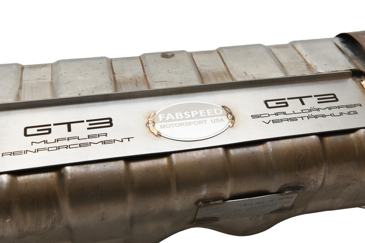 Fabspeed Porsche GT3 OEM Center Muffler Reinforcement 2006-2019 (FS.POR.GT3.MSB)