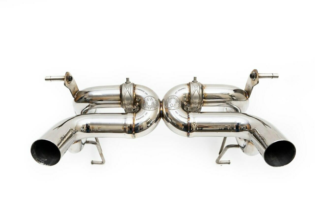 Fabspeed Lamborghini Aventador SVJ Valvetronic Supersport X-Pipe Exhaust System (FS.LAM.AVRSVJ.VLV)
