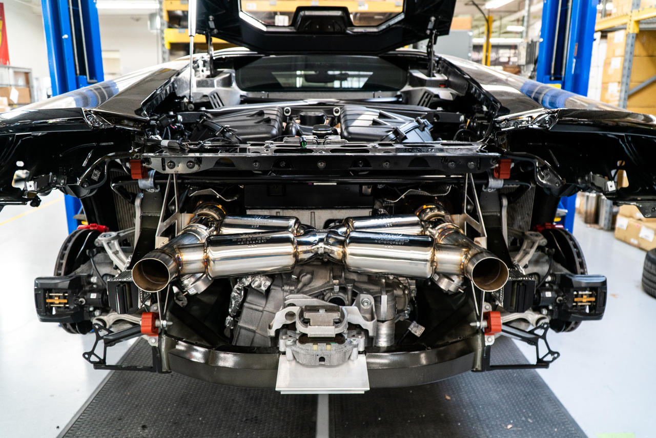 Fabspeed Lamborghini Huracan Performante Valvetronic Dual Tone Supersport X-Pipe Exhaust System (FS.LAM.HURP.VLV)