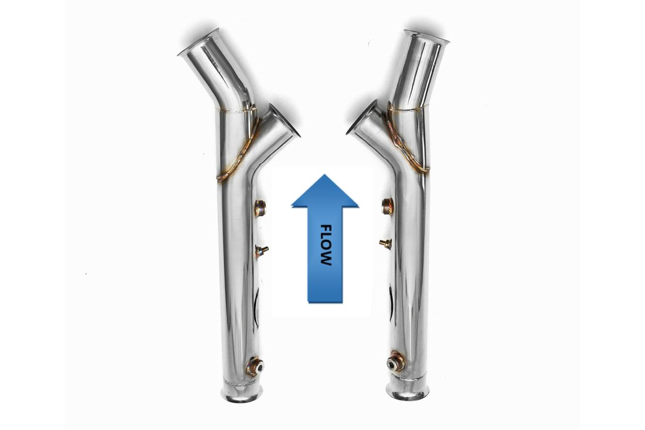 Fabspeed Lamborghini Murcielago LP640 link comp. Pipes 2007-2010 (FS.LAM.MUR640.PCBX)