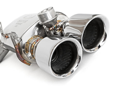 Fabspeed Maserati Ghibli Valvetronic Rear Mufflers 2013 Onwards (FS.MAS.GH.VLVMX)