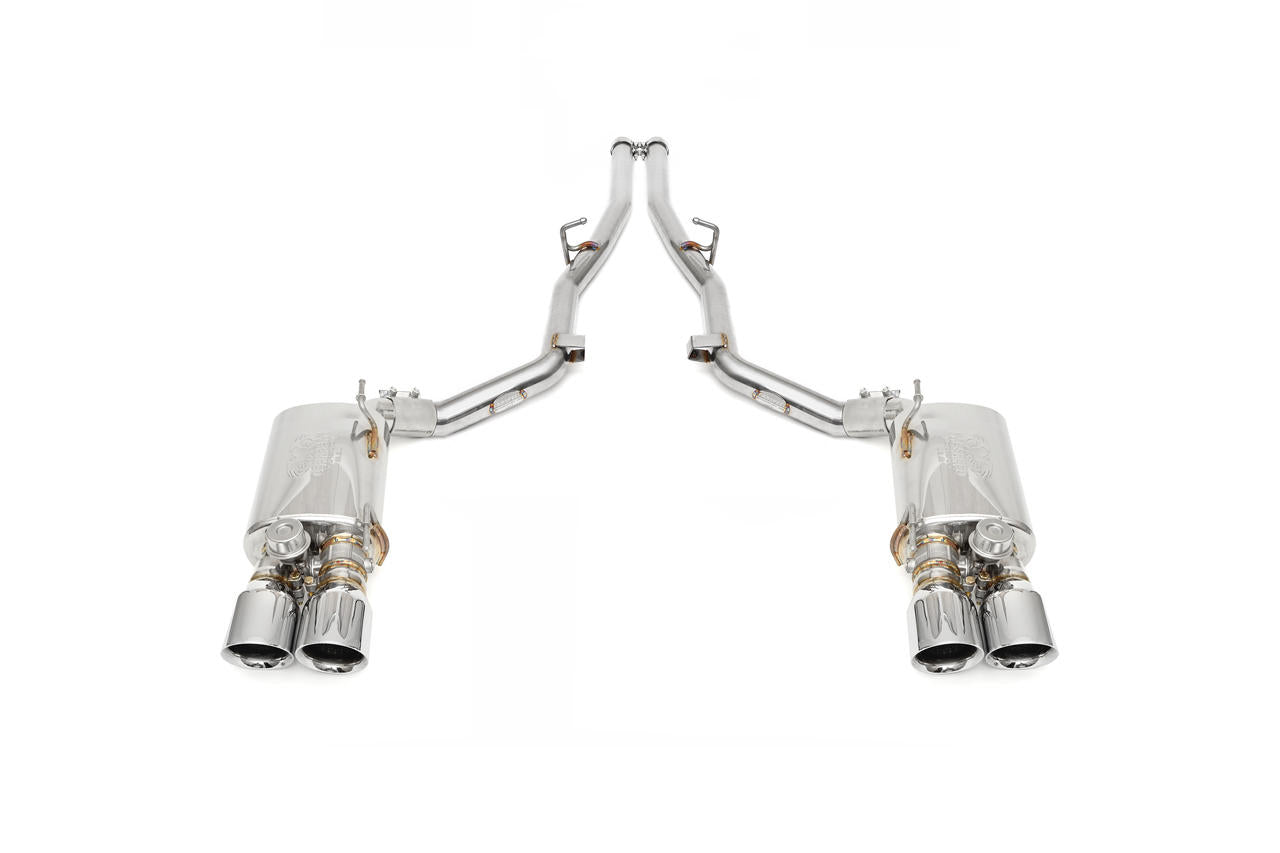 Fabspeed Maserati Ghibli Valvetronic Rear Mufflers 2013 Onwards (FS.MAS.GH.VLVMX)