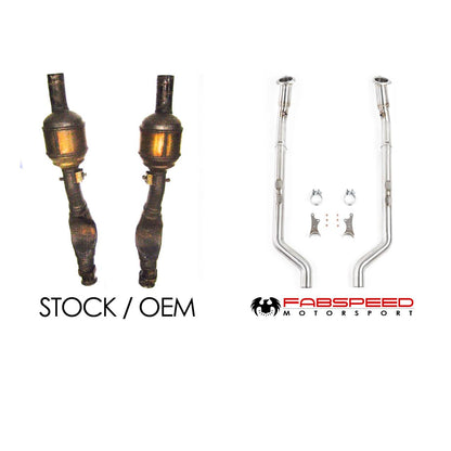 Fabspeed Maserati GranTurismo link comp. Pipes 2008-2019 (FS.MAS.GT.CB)