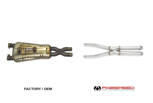 Fabspeed Maserati GT Coupe/Spyder/Gransport Resonator Bypass X-Pipe 2002-2007 (FS.MAS.CS.XP)