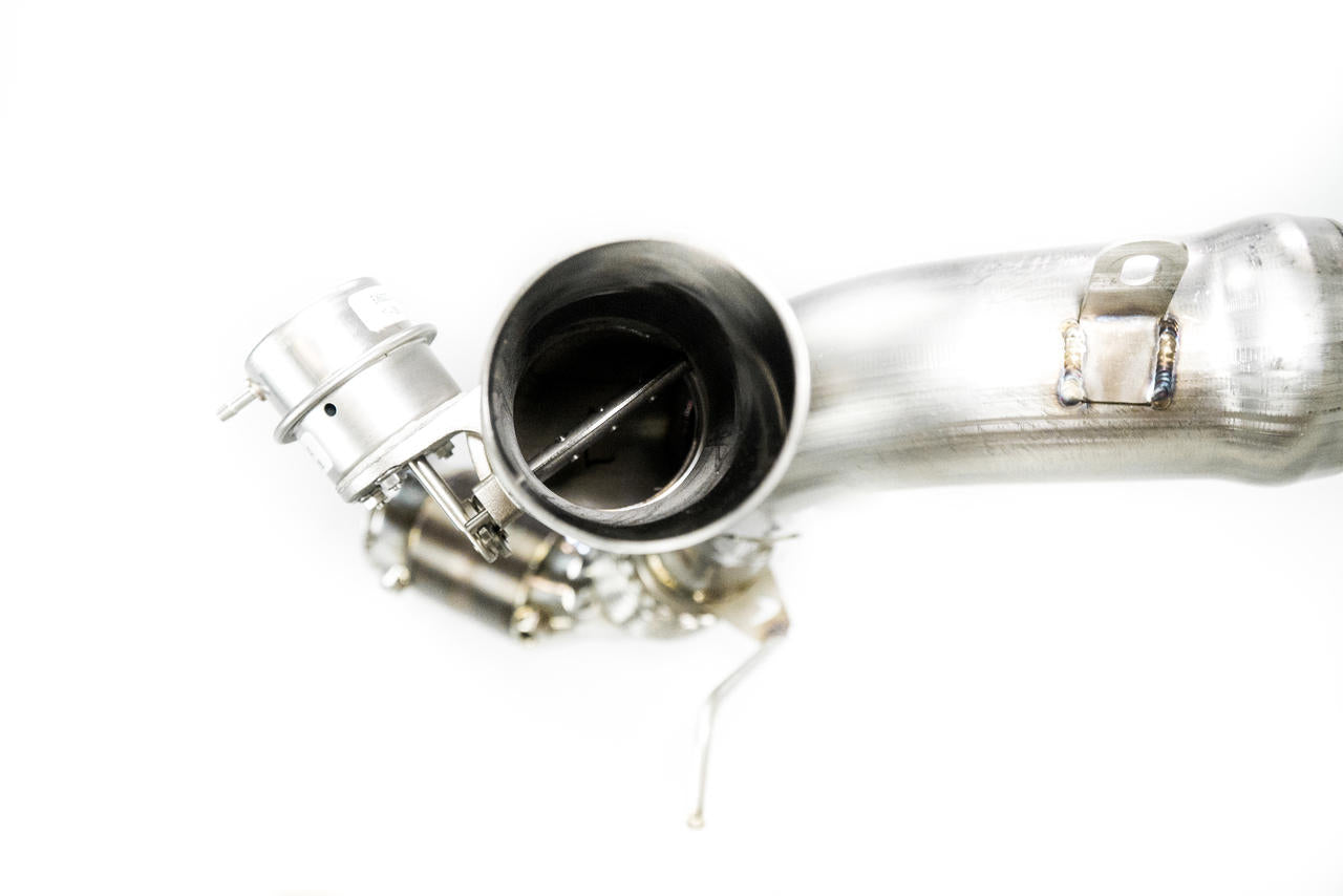 Fabspeed McLaren 570S / 540C "600LT Style" Valvetronic Sport Catalytic Converter Exhaust System (FS.MCL.570S.SC918V)