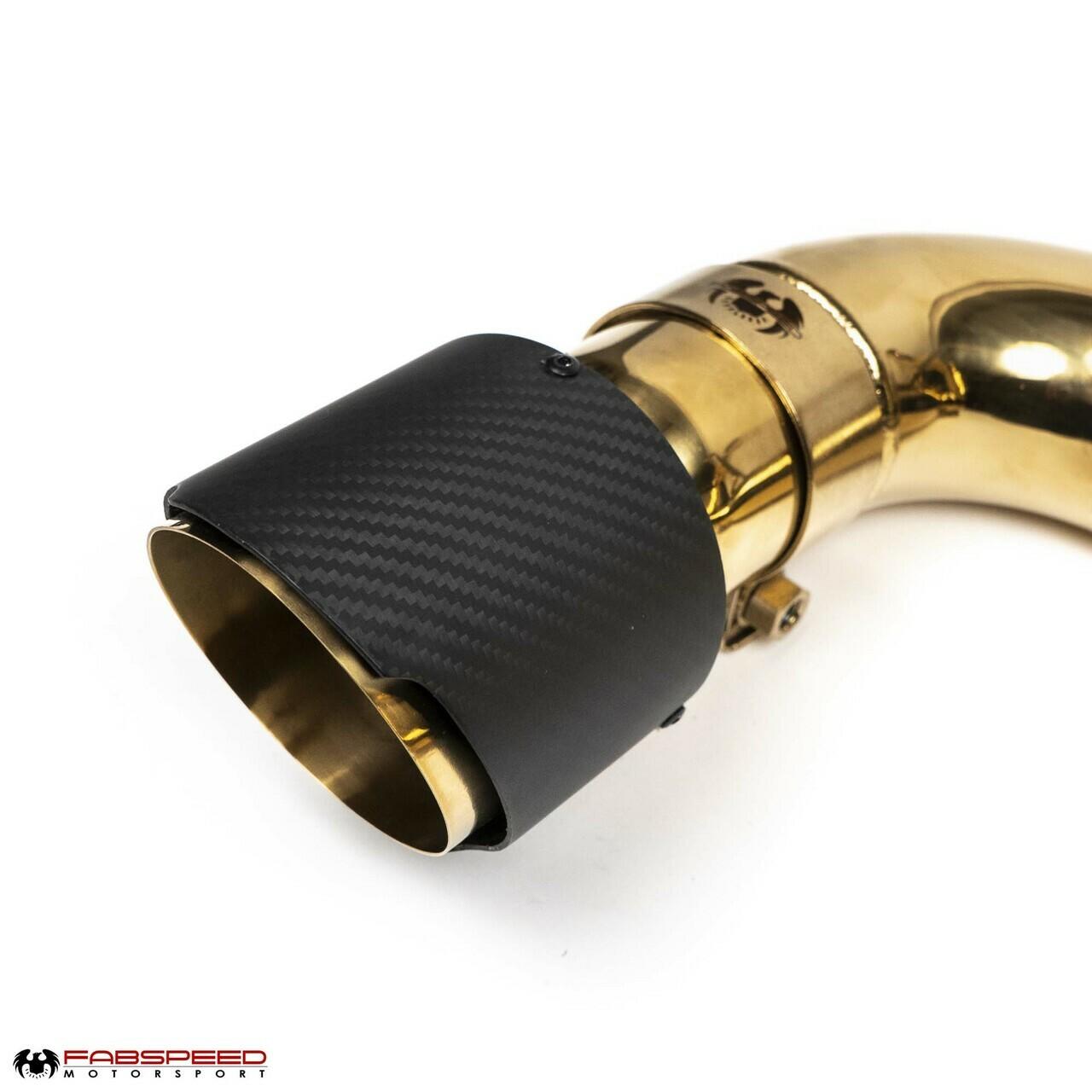 Fabspeed McLaren 570S Supreme Titanium X-Pipe Exhaust System 2015 Onwards (FS.MCL.570S.GLDTI.XPX)