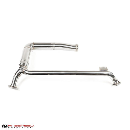 Fabspeed Porsche 718 Boxster / Cayman link comp. Downpipe 2017 Onwards (FS.POR.718.CBDP)