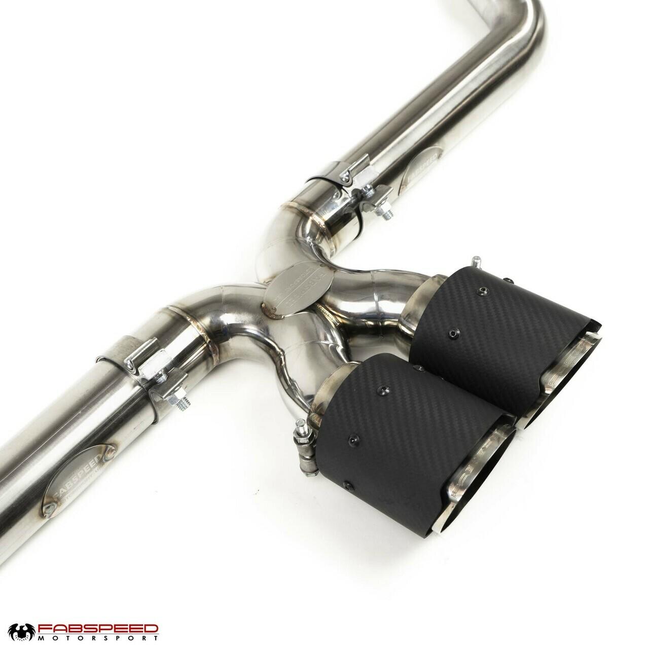 Fabspeed Porsche 718 Boxster/Cayman Maxflo Cat-Back Exhaust System 2017 Onwards (FS.POR.718.SSXX)