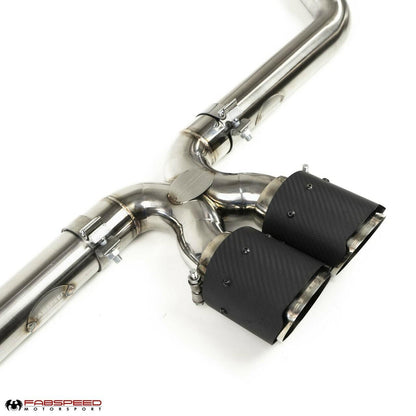 Fabspeed Porsche 718 Boxster/Cayman Maxflo Cat-Back Exhaust System 2017 Onwards (FS.POR.718.SSXX)