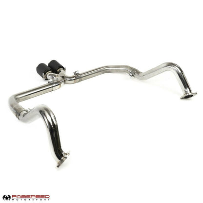 Fabspeed Porsche 718 Boxster/Cayman Maxflo Cat-Back Exhaust System 2017 Onwards (FS.POR.718.SSXX)