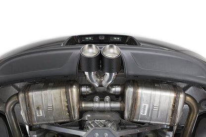 Fabspeed Porsche 718 Boxster/Cayman Maxflo True X-Pipe with Dual Tips 2017 Onwards (FS.POR.718.DLTXX)