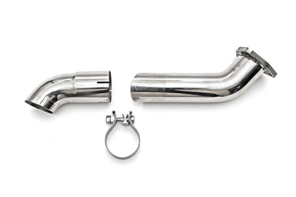 Fabspeed Porsche 911 Carrera Muffler Bypass Pipe with Adjustable Turndown 1976-1989 (FS.POR.911.MB)