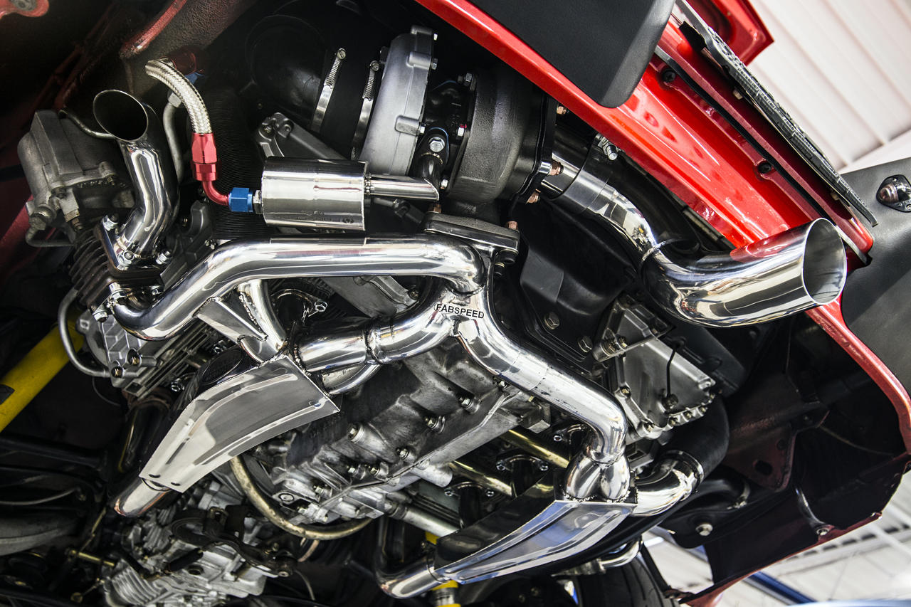 Fabspeed Porsche 911 Turbo 930 Sport Headers with Heat 1976-1989 (FS.POR.911T.SHDRWHX)