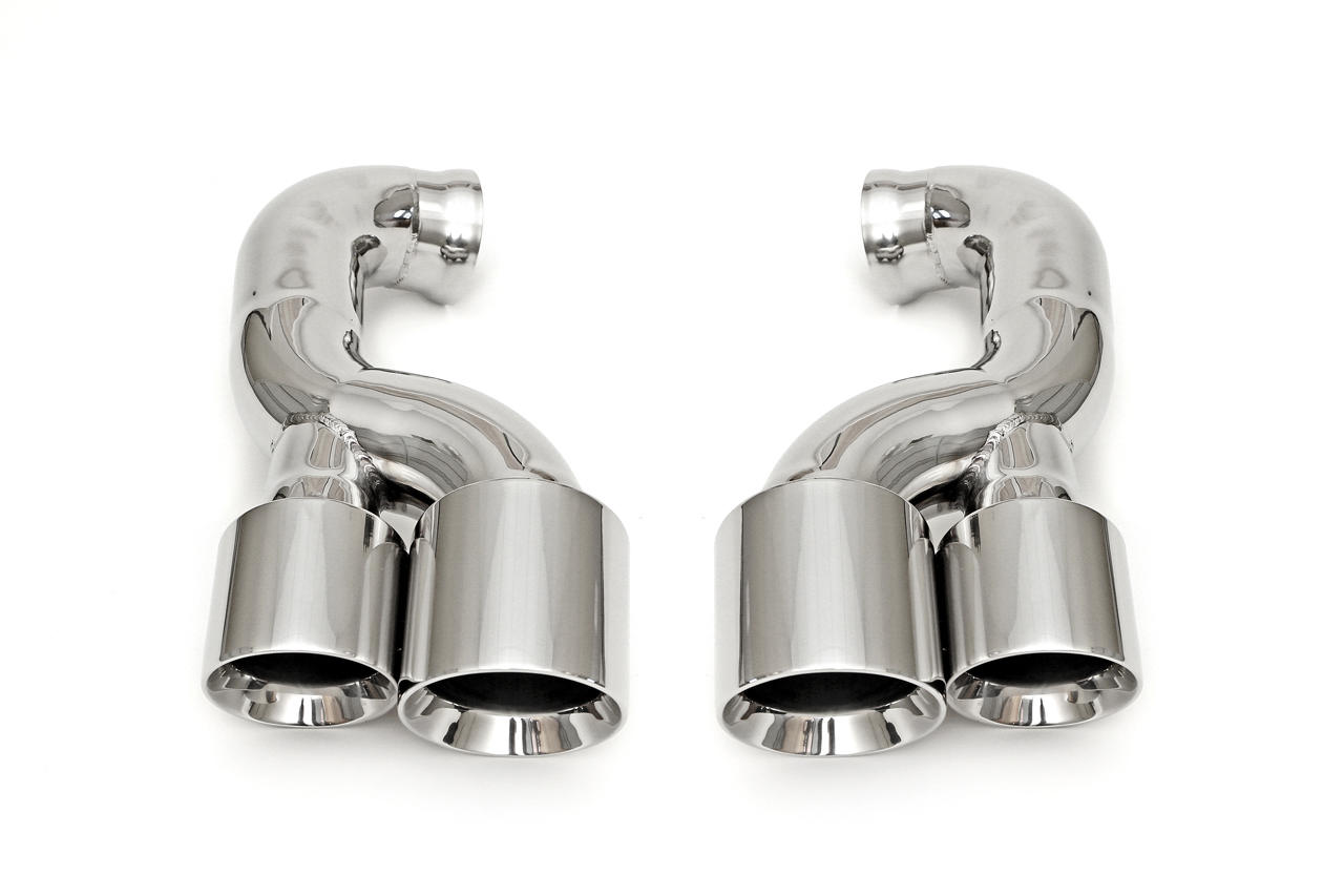 Fabspeed Porsche 957 Cayenne S Deluxe Quad Style Tips 2008-2010 (FS.POR.957V8.QDTX)