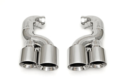 Fabspeed Porsche 957 V6 Deluxe Quad Style Tips 2008-2010 (FS.POR.957V6.QDTX)