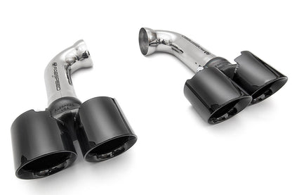 Fabspeed Porsche 958 V6 Deluxe Quad Tips for PSE 2011-2014 (FS.POR.958V6.QDTX)