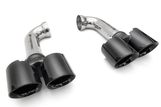 Fabspeed Porsche 958 V6 Deluxe Quad Tips for PSE 2011-2014 (FS.POR.958V6.QDTX)