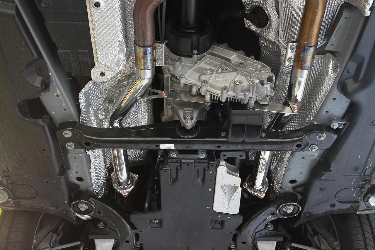 Fabspeed Porsche 958.2 Cayenne Turbo / Turbo S Secondary Competition Link Pipes 2015-2018 (FS.POR.9582T.CB)