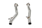 Fabspeed Porsche 958.2 Cayenne Turbo / Turbo S Secondary Competition Link Pipes 2015-2018 (FS.POR.9582T.CB)