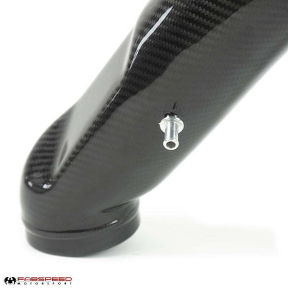 Fabspeed Porsche 964 Carrera RS style Carbon Fiber Heater Duct Tube 1989-1994 (FS.POR.964.CFHB)
