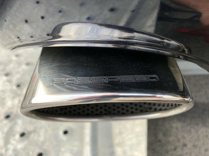 Fabspeed Porsche 964 Turbo 965 C2 Turbo Deluxe Oval Style Tips 1990-1994 (FS.POR.964T.OTP)