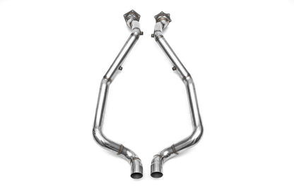 Fabspeed Porsche 970 Panamera Turbo / Turbo S Primary Competition Link Pipes 2010-2016 (FS.POR.970T.CB)