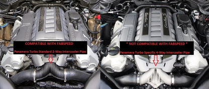 Fabspeed Porsche 970 Panamera Turbo / Turbo S Stainless Steel Intercooler Pipe 2010-2016 (FS.POR.970T.ICP)