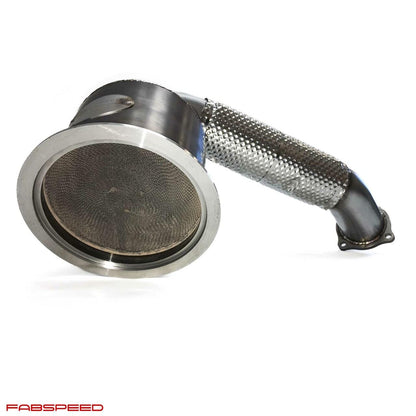 Fabspeed Porsche 971 Panamera V6 Primary Sport Catalytic Converter Downpipe 2017 Onwards (FS.POR.971V6.SCDP)