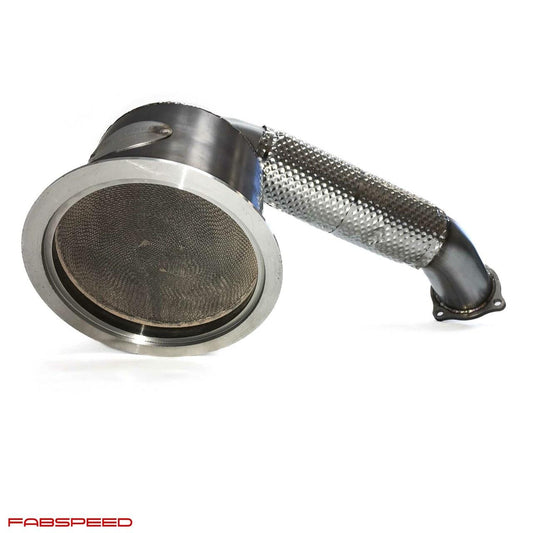 Fabspeed Porsche 971 Panamera V6 Primary Sport Catalytic Converter Downpipe 2017 Onwards (FS.POR.971V6.SCDP)
