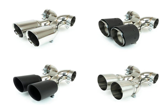 Fabspeed Porsche 981 Cayman GT4 Deluxe Bolt-On Tips (FS.POR.981GT4.DLTXX)