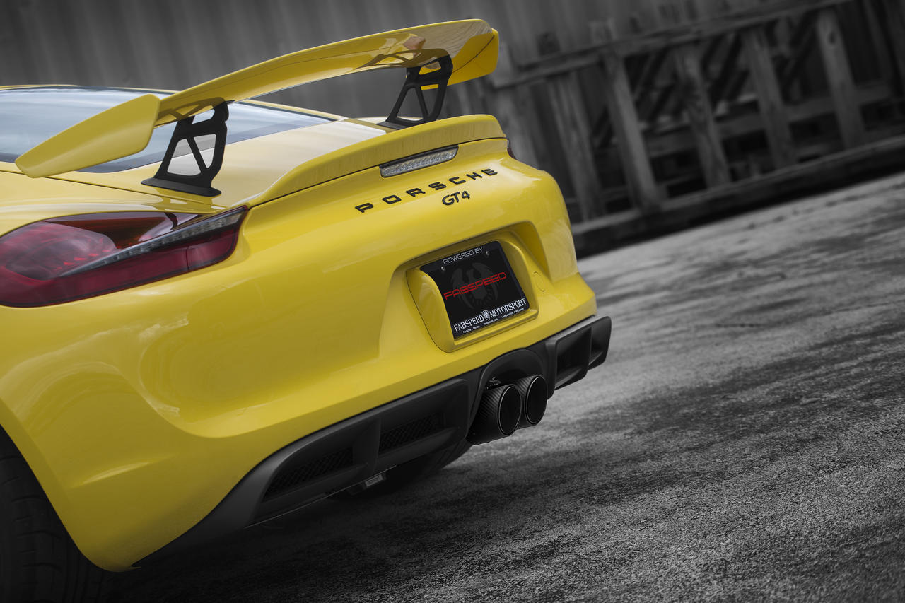 Fabspeed Porsche 981 Cayman GT4 Lightweight Competition Exhaust System (FS.POR.981GT4.CESXX)