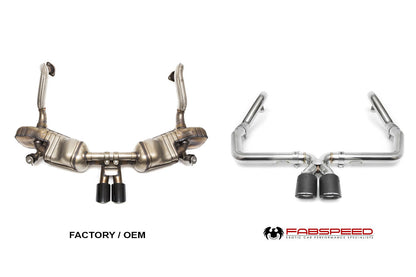 Fabspeed Porsche 981 Cayman GT4 Lightweight Competition Exhaust System (FS.POR.981GT4.CESXX)