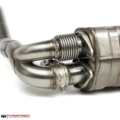 Fabspeed Porsche 981 Cayman GT4 / Spyder Valvetronic GT3 Muffler Conversion Kit (FS.POR.981GT4.GT3CKXR)