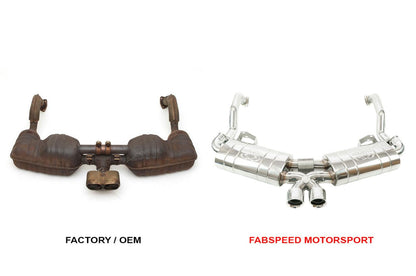 Fabspeed Porsche 987 Boxster / Cayman Maxflo Performance Exhaust System 2005-2008 (FS.POR.987.MAXX)
