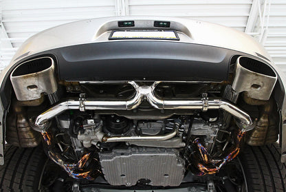 Fabspeed Porsche 991 Carrera Center Muffler Bypass X-Pipe Non-Valved Exhaust 2012-2016 (FS.POR.991.CMBX)