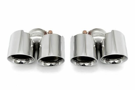 Fabspeed Porsche 991 Carrera Deluxe Quad-Style Tips NON-S / NON-PSE 2012-2016 (FS.POR.991.QDTSXX)