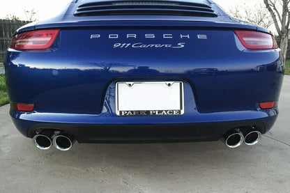 Fabspeed Porsche 991 Carrera Deluxe Quad-Style Tips PSE / Carrera S 2012-2016 (FS.POR.991.QDTDX)
