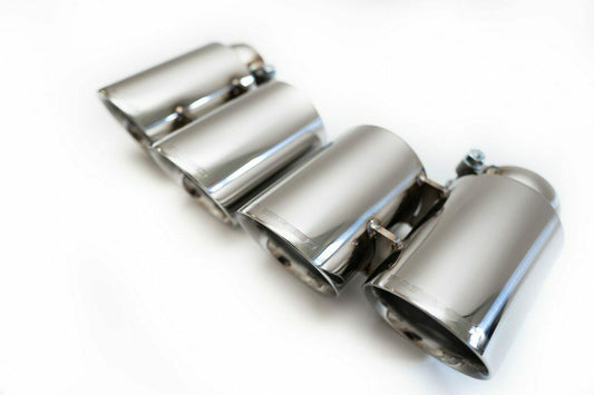 Fabspeed Porsche 991 Carrera Deluxe Quad-Style Tips PSE / Carrera S 2012-2016 (FS.POR.991.QDTDX)