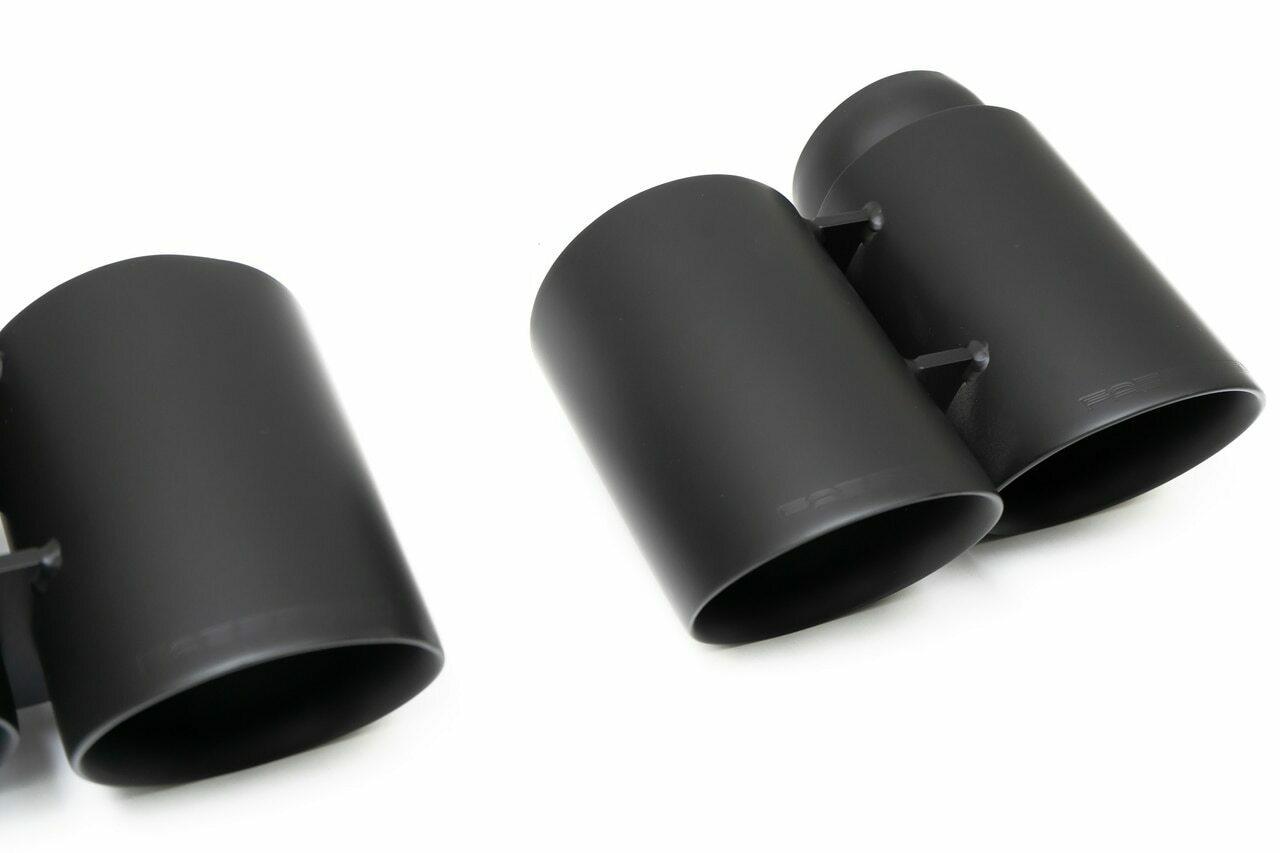 Fabspeed Porsche 991 Carrera Deluxe Quad-Style Tips PSE / Carrera S 2012-2016 (FS.POR.991.QDTDX)