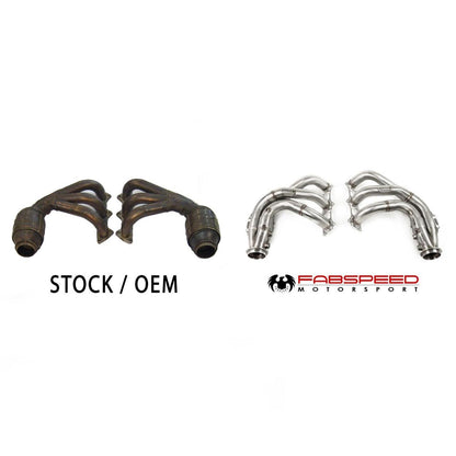 Fabspeed Porsche 991 GT3 / 991.2 GT3 Long Tube Race Headers (FS.POR.991GT3.LTRHDR)