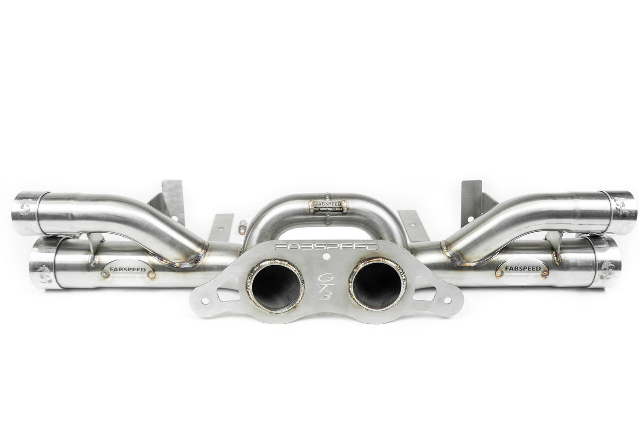 Fabspeed Porsche 991 GT3 / GT3 RS Center Muffler Bypass Pipe 2014-2016 (FS.POR.991GT3.CMBX)