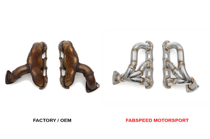 Fabspeed Porsche 991 Turbo / Turbo S Sport Headers 2013-2016 (FS.POR.991T.SHDR)