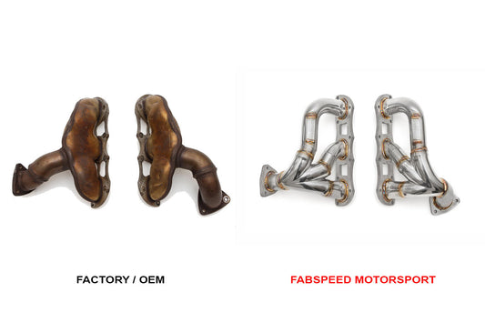 Fabspeed Porsche 991 Turbo / Turbo S Sport Headers 2013-2016 (FS.POR.991T.SHDR)